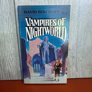 Vampires of Nightworld David Bischoff 1981 First Edition Del Rey Paperback Book